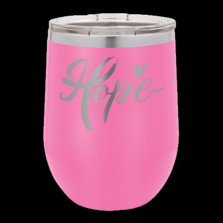 12oz Stemless Button